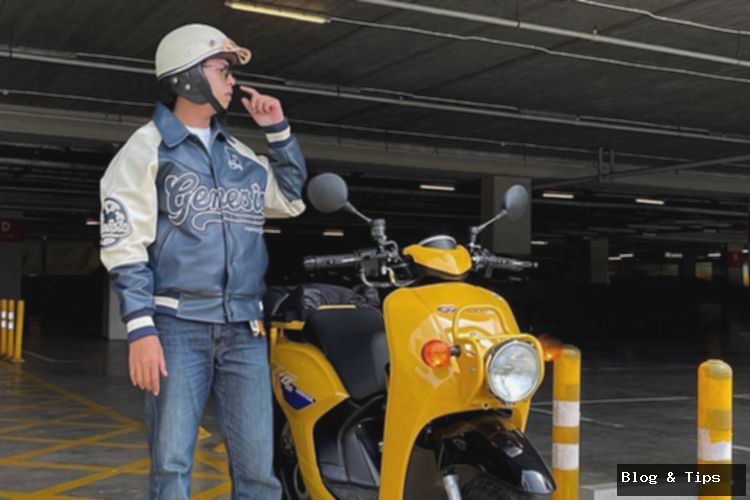 Modifikasi Honda Genio Bergaya Jepang, Lampu Depan Unik