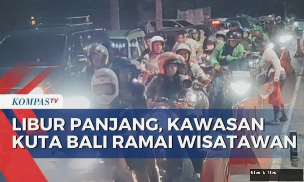 Pantai Kuta Dipadati Wisatawan Lokal dan Mancanegara, Nikmati Suasana Malam Hingga Kuliner