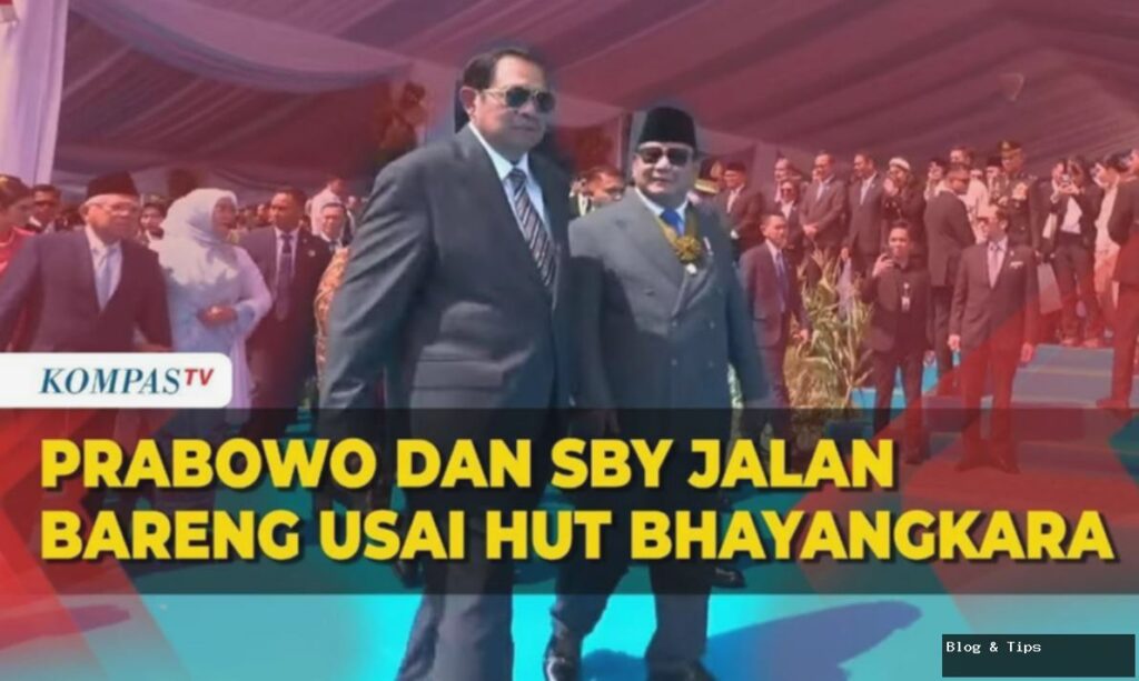 Momen Prabowo dan SBY Jalan Berdampingan usai Upacara HUT ke-79 Bhayangkara